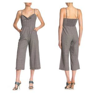NWT Plaid Knot V-Neck Jumpsuit from Nordstrom